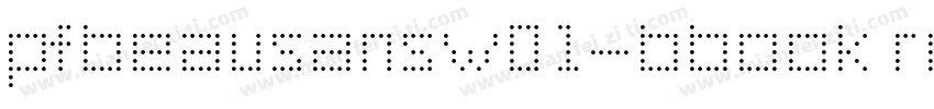 pfbeausansw01-bbook regular字体转换